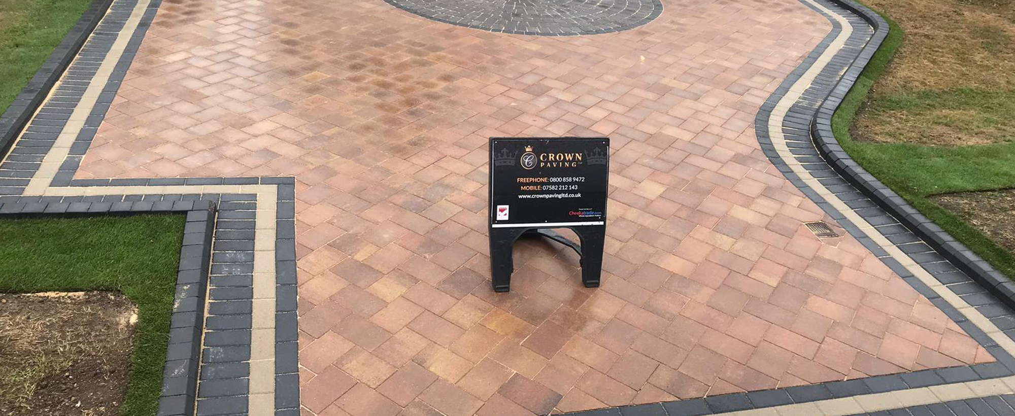 New block paving completed New block paving completed